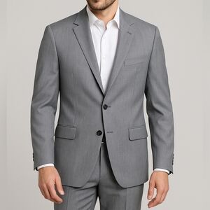 REDA Joseph Abboud Super 110' Italian Wool Mens Blazer Jacket Grey Size 42 S/W35
